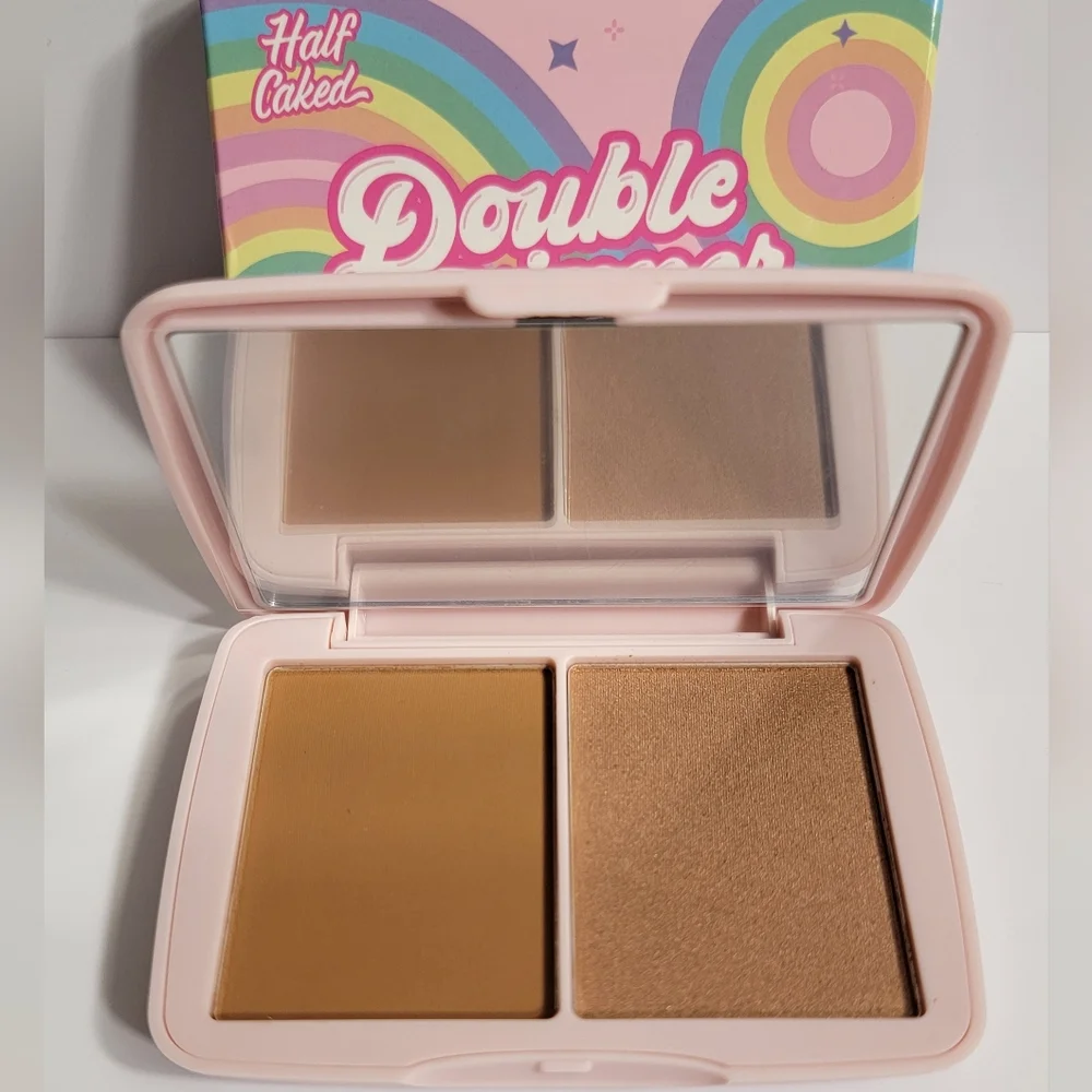 Half Caked Double Dipper Color Duo Bronzer highlight Miami beach makeup beauty